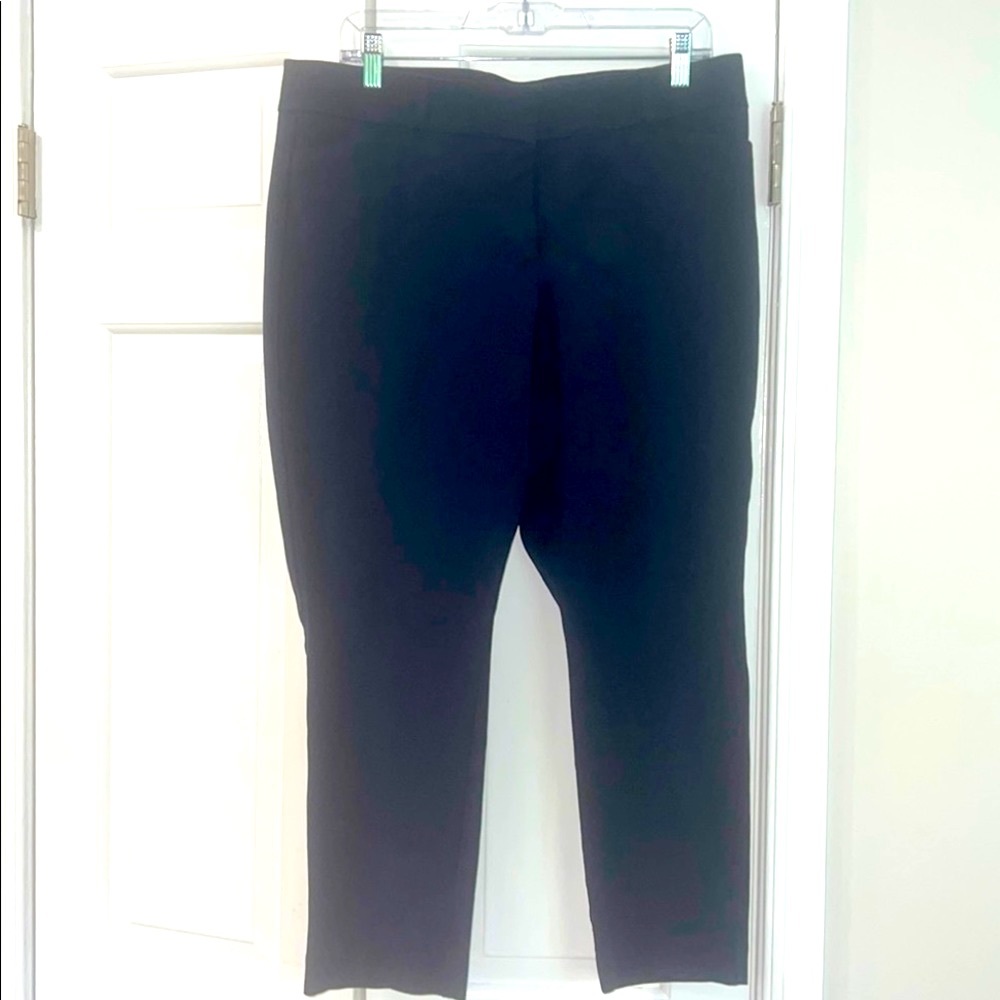 Loft Outlet Navy Blue 14 Petite Curvy Skinny Ankle Pants